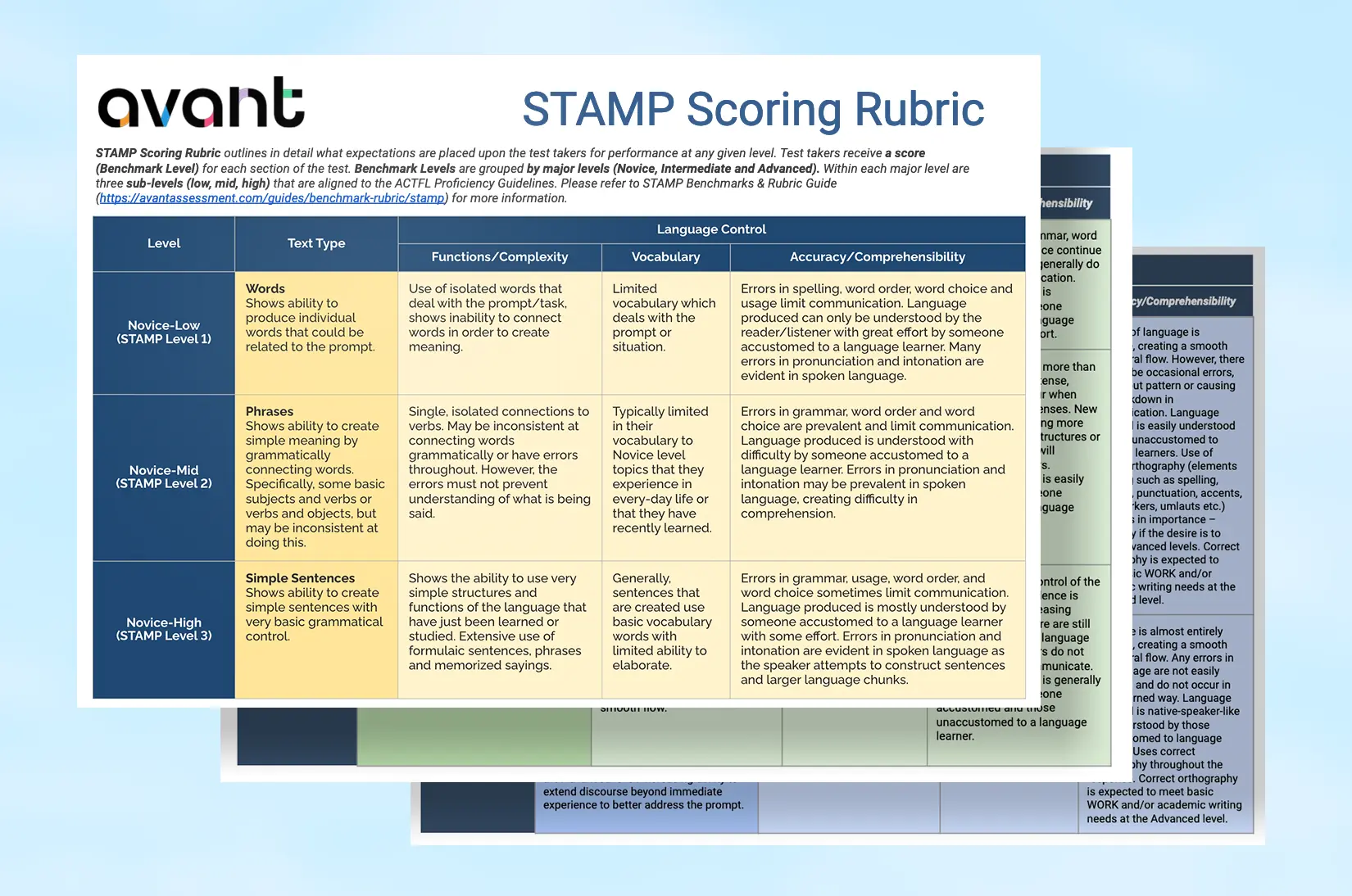 Rubric Hero graphic