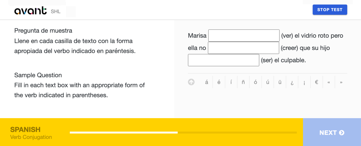 SHL Verb