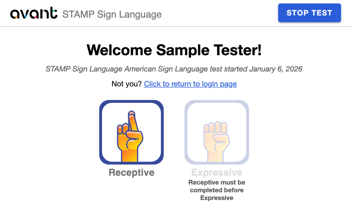 STAMP for ASL Dashboard.